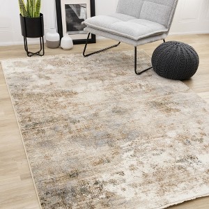 Rug Branch Contemporary Distressed, Organic, Southwestern Cream Indoor Area Rug - 5' x 8' - 1 of 4