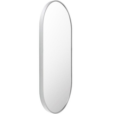 Soyla 39" Oval Silver and Gold Wall Mirror