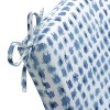 Outdoor/Indoor Squared Chair Pad Alauda - Pillow Perfect - 2 of 4