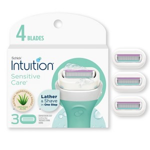 Schick Intuition Sensitive Care Womens Razor Blade Refills - 1 of 4