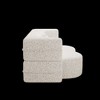 Kumasinova Modern Teddy Fabric Foam-Filled Floor Sofa with 2 Pillows, Convertible Sleeper Sofa Bed, 15" Full Size Folding Mattress for Living Room - 4 of 4