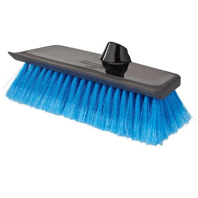 Unger 10 in. W Soft Bristle Rubber Handle Water Flow Brush