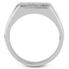 Pompeii3 Men's 1 Ct T.W. Diamond Ring 10k White Gold - 3 of 4