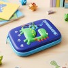 Wrapables Large Capacity EVA Hard Shell 3D Pencil Case, Pencil Storage Box for Stationery Tools, Dinosaurs - 4 of 4
