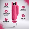 Guard Dog Security AccuFire 2 Pepper Spray with Laser Assist SnapShot Release 16' Distance Pink: Pepper Gel for Women, Camping - 3 of 4