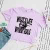 Simply Sage Market What's Life Without Goals Boxy Crop Top - 3 of 4