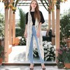 Anna-Kaci Women's Floral Lace Boho Crochet Long Line Cardi Vest - 2 of 4