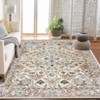 Coolmee Boho Washable Rugs,Vintage Non Slip Ultra Soft Throw Rugs Low-Pile Floor Carpet Rug for Bedroom Entryway Dining Room Dorm, - 3 of 4