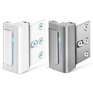DOMETOUR Home Security Door Lock, 2 Pack Childproof Reinforcement Lock, 3 Inch, 800 lbs, for Inward Swinging Front Door, Flip Night Lock - 1 of 4