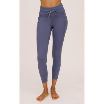 Yogalicious Womens High Waist Ultra Soft Nude Tech Leggings for Women -  Cornflower Blue - X Large