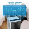 8,000 BTU 3-in-1 Portable Air Conditioner - Cools Rooms Up to 350 Sq.Ft with Fan & Dehumidifier, Quiet AC Unit for Bedroom with Easy Install Kit - 2 of 4