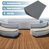 Unique Bargains EVA Faux Teak Decking Sheet Mat Self-Adhesive for Boat RV Car Trunk 8 Pcs - 2 of 4