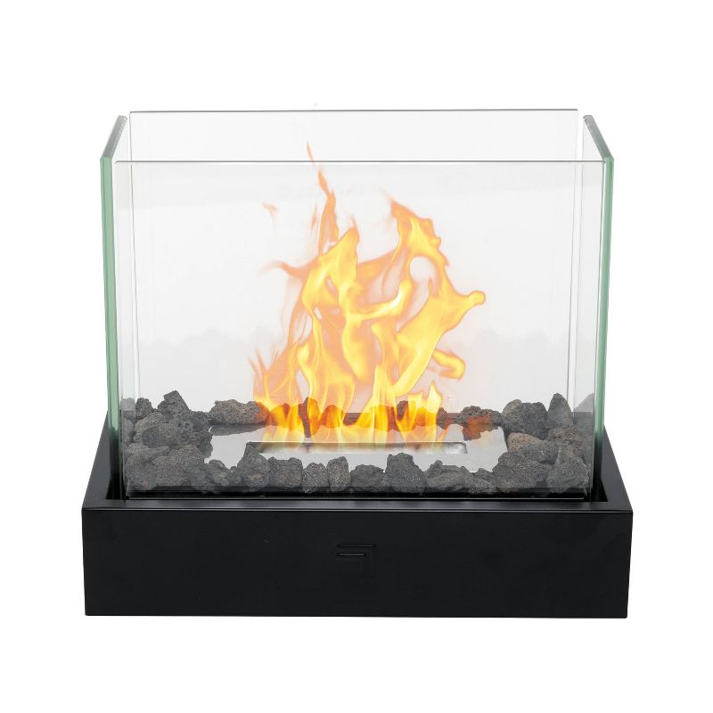 Sharper Image Infinity Outdoor Tabletop Fireplace Black, 3 of 7