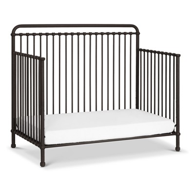 Vintage Iron Black Convertible Toddler Crib