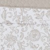 Cannon Sylvana Jacobean Quilt Bedding Set White - image 3 of 4