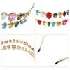 Unique Bargains Women's Double Layer Metal Colorful Rhinestone Faux Crystal headband 5.63"x1.77" 1 Pc - 4 of 4