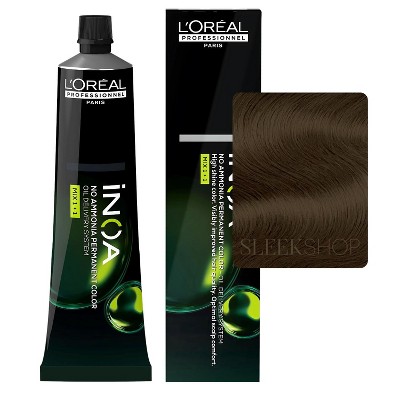L'Oreal Pro iNOA Coloration Ammonia-Free Permanent Hair Color Dye  - Multicolored Loreal Haircolor Cream