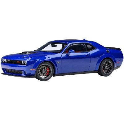 2022 Dodge Challenger R/t Scat Pack Widebody Indigo Blue 1/18 Model Car By  Autoart : Target