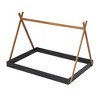 Sapphtopaz Floor Bed for Kids with Triangle Structure Platform Bed Frame for Boys & Girls, Bedroom, Nursery, Playroom - 2 of 4