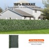 VEVOR Ivy Privacy Fence, 96 x 72 in Artificial Green Wall Screen, Greenery Ivy Fence with Mesh Cloth Backing and Strengthened Joint, Faux Hedges Vine - 4 of 4
