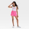 Girls' Pull-On Woven Shorts - Cat & Jack™ - 3 of 3