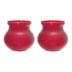 Melrose Red Glass Vase (Set of 2) - 1 of 3