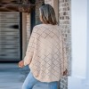 Women's Beige Open Front Dolman Sleeve Cardigan - Cupshe - 4 of 4
