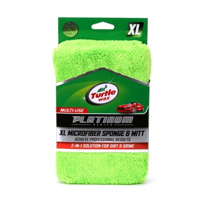 Turtle Wax Platinum 2-in-1 Microfiber Car Wash/Scrub XL Sponge