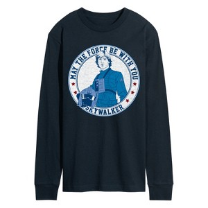 Men's - Star Wars - Luke Sykwalker Americana Long Sleeve Graphic T-Shirt - 1 of 3