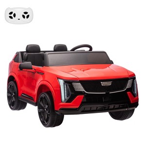 24V 2-Seater Kids Ride-on Car with Remote Control, Electric Ride on Truck Toy for Toddlers Licensed Cadillac 4 Wheel Vehicle - 1 of 4