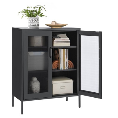 Metal Storage Cabinet Black - SONGMICS