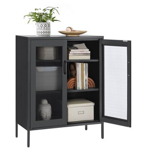 Metal Storage Cabinet Black - SONGMICS - 1 of 4