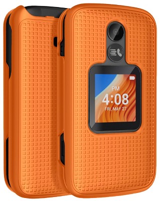Nakedcellphone Hard Case for Alcatel TCL Flip 2 (2022) - Fits Models T408DL, 4058E, 4058R, 4058G