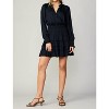 Women's Autumn Ruffled Surplice Mini Dress - current air - 4 of 4