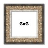 PosterPalooza | Square Ornate Silver Picture Frame - UV Acrylic, Foam Board Backing, Hanging Hardware - 2 of 4