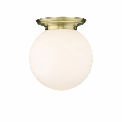 Beacon - 1 Light Flush Mount In Traditional Style-15.25 Inches Tall and 14 Inches Wide