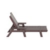 WestinTrends 3 Pieces Set Poly Adirondack Outdoor Chaise Lounges with Side Table - 4 of 4