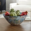Uttermost Genovesa Aqua Glass Bowl - 2 of 4