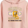 Women's - Garfield - University Sports Star Cropped Graphic Hoodie - 2 of 3