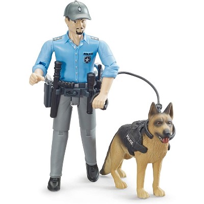 Bruder bworld Policeman with Dog