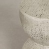 South Shore Bellulo Hourglass Side Table Cream: Scandinavian-Inspired, No Assembly, Space-Saving Design - 4 of 4