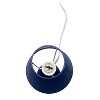 (Set of 2) 9.45" Petite Ceramic Oblong Bedside Table Desk Lamps with Matching Tapered Drum Shade - Creekwood Home - 4 of 4