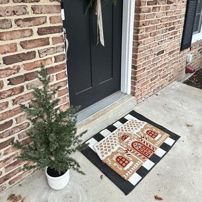 Evergreen Livin' Our Best Life Natural Coir Indoor Outdoor Doormat  1'4x2'4 Brown : Target