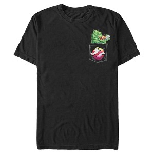 Men's Ghostbusters Pocket Slimer T-Shirt - 1 of 4