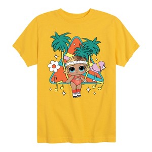 Boys' - LOL Surprise! - Boogie Babe Palm Trees Short Sleeve Graphic T-Shirt - 1 of 4