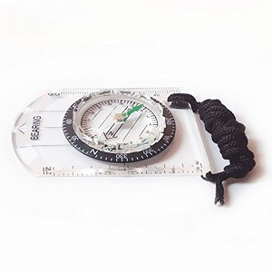 COZONY Multifunctional Portable Compass with Map Scale Ruler for Outdoor - 1 of 4