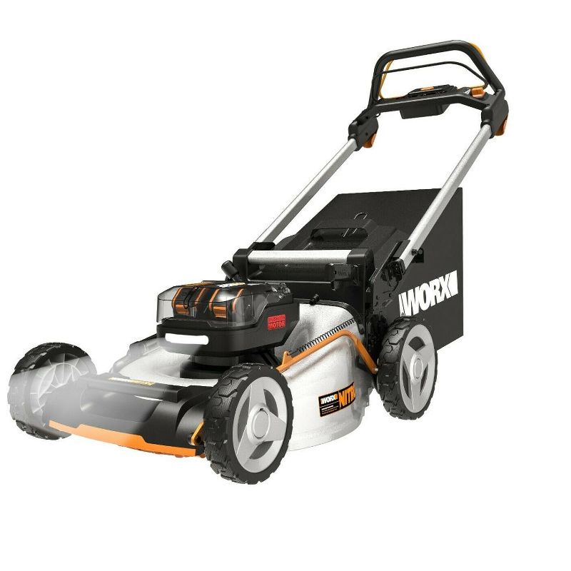Worx Nitro WG753 40V Power Share PRO 21" Cordless Self-Propelled Lawn Mower, 4 of 9