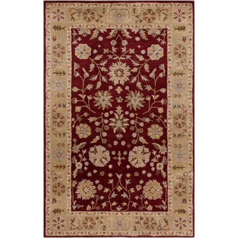 Heritage Hg813 Hand Tufted Area Rug - Red/gold - 5'x8' - Safavieh. : Target