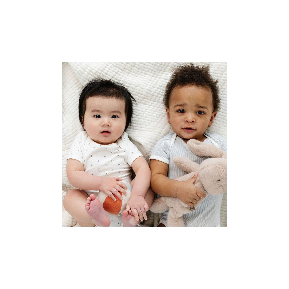 Ely's & Co. Cotton Baby Boy Short Sleeves Bodysuits-Undershirts Blue - 3 Pack, Stripes, Diamonds, Dragonfly - thumbnail 6