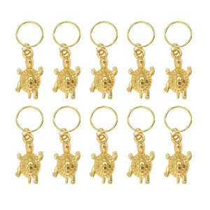 Unique Bargains Wings Hair Ring Pendants 10 Pcs - 1 of 4